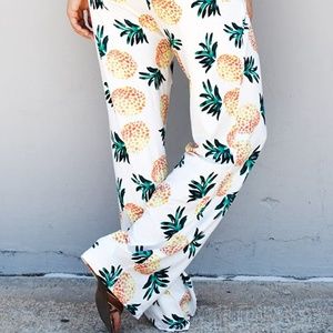 Pineapple Print Lounge Pants